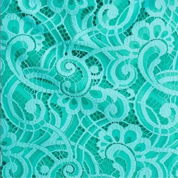 Lilly Pulitzer Meryl Lace Mini Dress in Poolside Blue - Picture 3 of 9